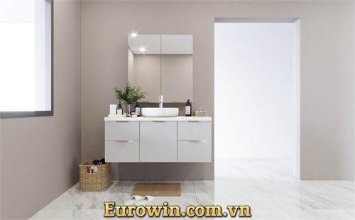 Tủ lavabo cánh kính TL07