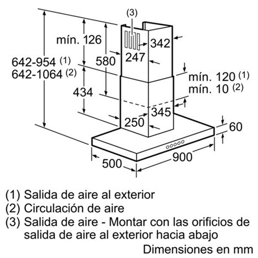 Máy hút mùi Bosch DWA09E750