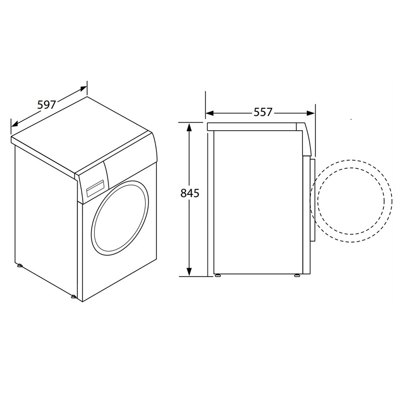 Máy giặt Hafele HW-F60A