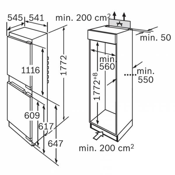 Tủ Lạnh BOSCH KIS38A51