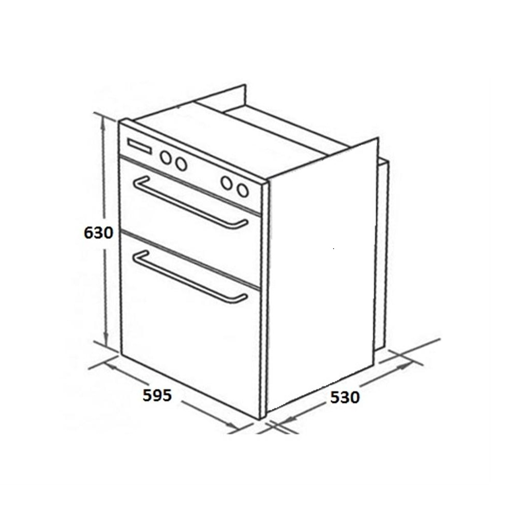 Máy sấy bát Malloca ZLD 110-A1B