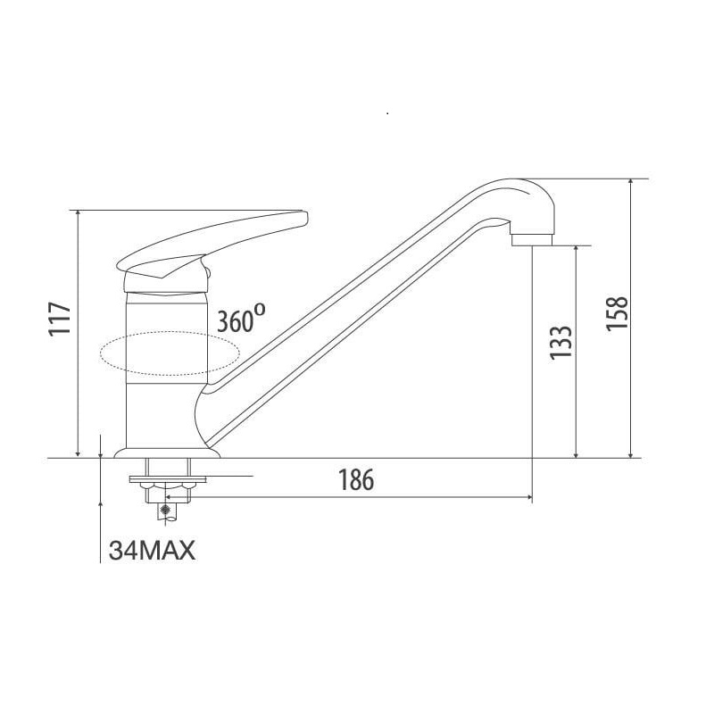 Vòi rửa Malloca K120