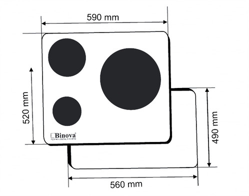 Bếp điện từ Binova BI-344-IC