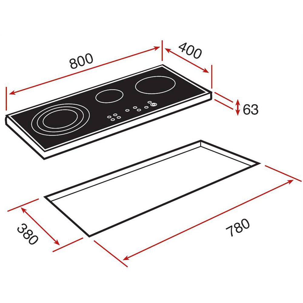 Bếp điện Teka TR 831 HZ