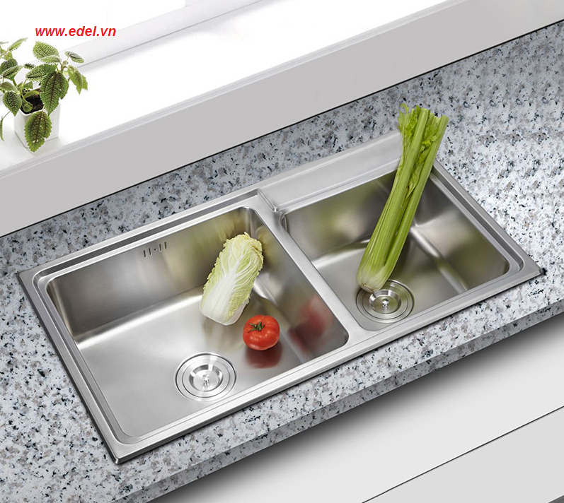 Chậu inox 304 cao cấp 8346A4