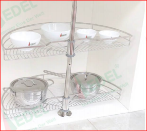 Mâm xoay góc 1/2 Inox nan vuông 304 cao cấp Edel SJ.750A