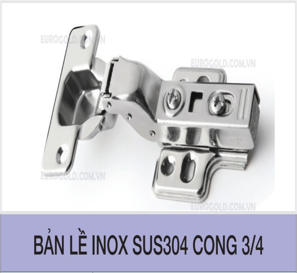 Những ưu điểm tuyệt vời chỉ có ởBản lề inox SUS304 cong 3/4 Eurogold Bản lề inox SUS304 cong 3/4 làm bằng inox 304 bảo hành gỉ vĩnh viễn, bề mặt inox sáng bóng kiểu dáng trọng và sang trọng. Được thiết kế tinh gọn, dễ dàng sử dụng. Thiết kế đơn giả, tích hợp giảm chấn tháo lắp dễ dàng. Tùy vào tủ của nhà mình mà bạn có thể chọn bản lề cong ½, ¾ và thẳng cho phù hợp với nhà mình. Thông tin thêm về thương hiệu Eurogold Eurogold là thương hiệu sản phẩm của công ty Cổ phần Đầu Tư Hoàng Gia Châu u Euroking. Được thành lập từ năm 2013, với sự tin tưởng và ủng hộ của khách hàng, công ty chúng tôi đã không ngừng lớn mạnh, trở thành một trong những doanh nghiệp hàng đầu về cung cấp phụ kiện nội thất nói chung và phụ kiện tủ áo nói riêng. Với hệ thống đại lý rộng khắp trên toàn quốc, quý khách hàng có thể dễ dàng lựa chọn cho mình những phụ kiện tủ áo, phụ kiện tủ bếp ưng ý nhất. Hiện tại, công ty chúng tôi không bán lẻ mà chỉ phân phối qua hệ thống các đại lý trên 64 tỉnh thành. Nếu bạn quan tâm và muốn tìm hiểu về sản phẩm của chúng tôi, bạn có thể để lại thông tin tại đây hoặc liên hệ với chúng tôi theo địa chỉ dưới đây để được hỗ trợ tư vấn kịp thời. CÔNG TY CỔ PHẦN ĐẦU TƯ HOÀNG GIA CH U U EUROKING (Tổng công ty phân phối sản phẩm Eurogold chính thức tại Việt Nam) Hotline chung: 19000125 Cơ sở miền bắc: Chợ Mới Tam Hiệp – Huỳnh Cung – Thanh Trì – Hà Nội. Hotline: 02462 603 604 Cơ sở miền nam: Số 69 Trịnh Hoài Đức - Phường Hiệp Phú - Quận 9 - Tp Hồ Chí Minh. Hotline: 028 6689 3636 Mail: hotro.eurogold@gmail.com Website (chính thức và duy nhất): eurogold.com.vn CÔNG TY CỔ PHẦN ĐẦU TƯ HOÀNG GIA CH U U EUROKING (Tổng công ty phân phối sản phẩm Eurogold chính thức tại Việt Nam) Hotline chung: 19000125 Cơ sở miền bắc: Chợ Mới Tam Hiệp – Huỳnh Cung – Thanh Trì – Hà Nội. Hotline: 02462 603 604 Cơ sở miền nam: Số 69 Trịnh Hoài Đức - Phường Hiệp Phú - Quận 9 - Tp Hồ Chí Minh. Hotline: 028 6689 3636 Mail: hotro.eurogold@gmail.com Website (chính thức và duy nhất): eurogold.com.vn Một số hướng dẫn lắp đặt các sản phẩm khác các bạn có thể tham khảo thêm tại đây: https://www.youtube.com/channel/UCrW514CcZpNz4UKNpQFzcag