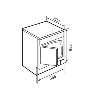 Máy sấy quần áo Teka TKS 700C