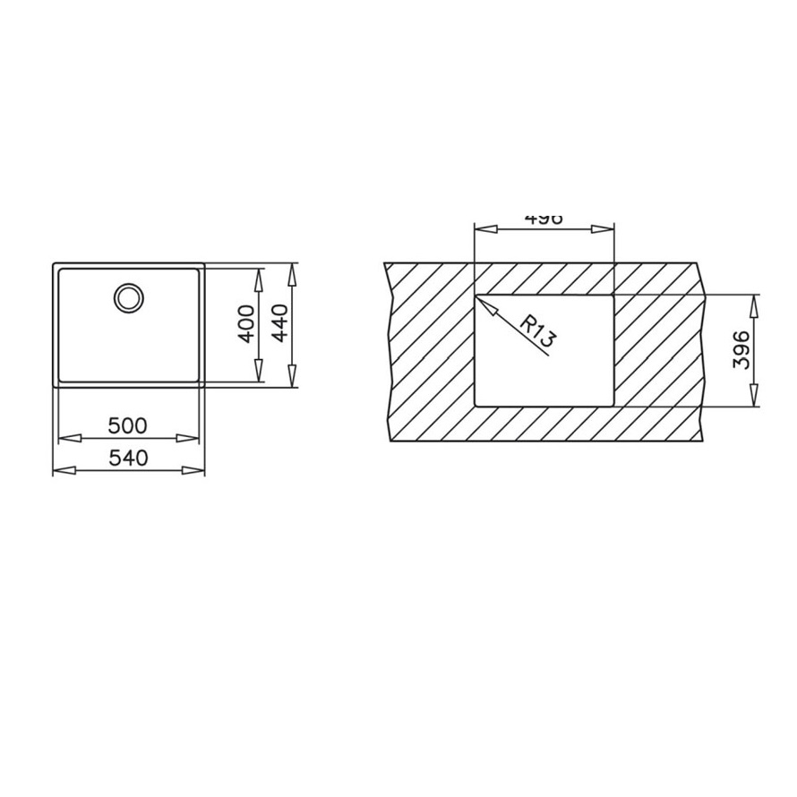 Chậu rửa Teka BE LINEA R15 50.40