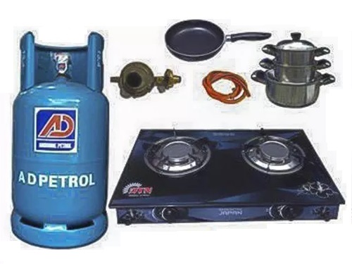 Bộ bếp Gas Đôi Hồng Ngoại Mặt Kính 