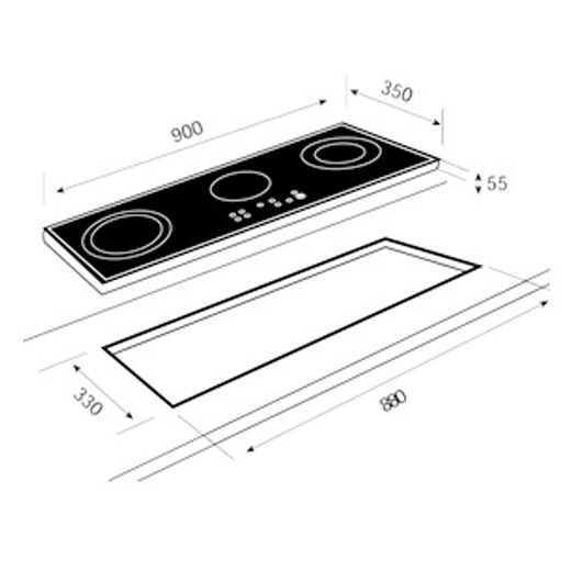 Bếp từ TEKA IR 90 HS