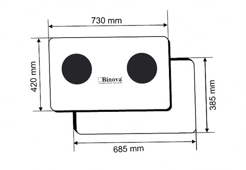 Bếp điện từ Binova BI-203-DT