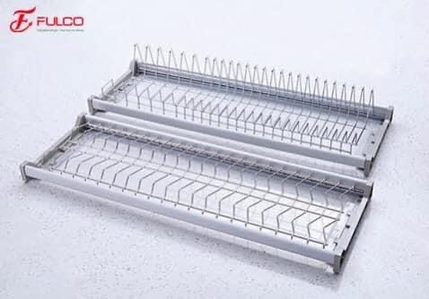 Giá bát cố định 2 tầng Inox 304 Fulco FC160