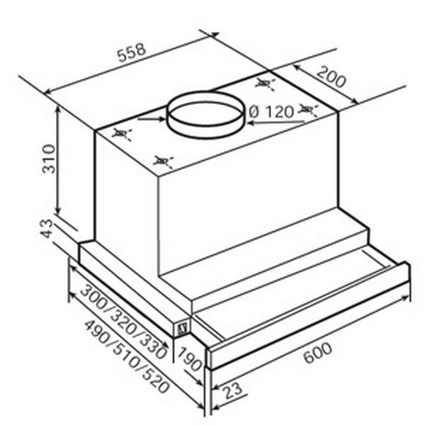 Máy hút mùi Teka CNX-6000