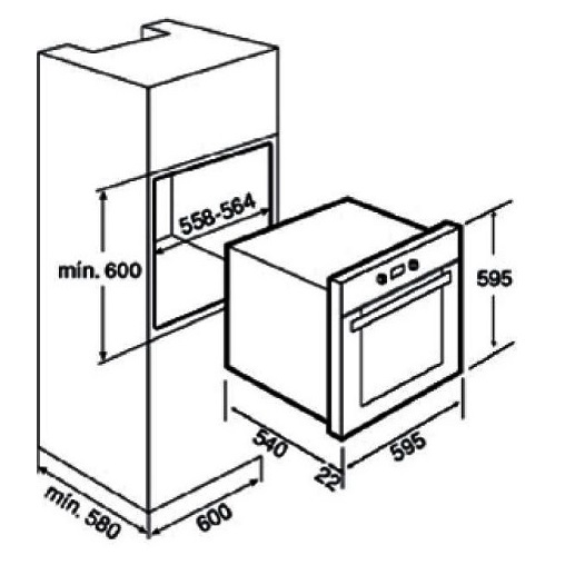 Lò nướng Binova BI-66-SS